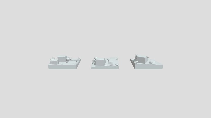 1ANI25N_ Marius_ Janneke_ Blockout 3D Model