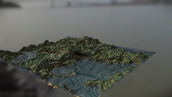 World Machine | Environment Concept 3D Model