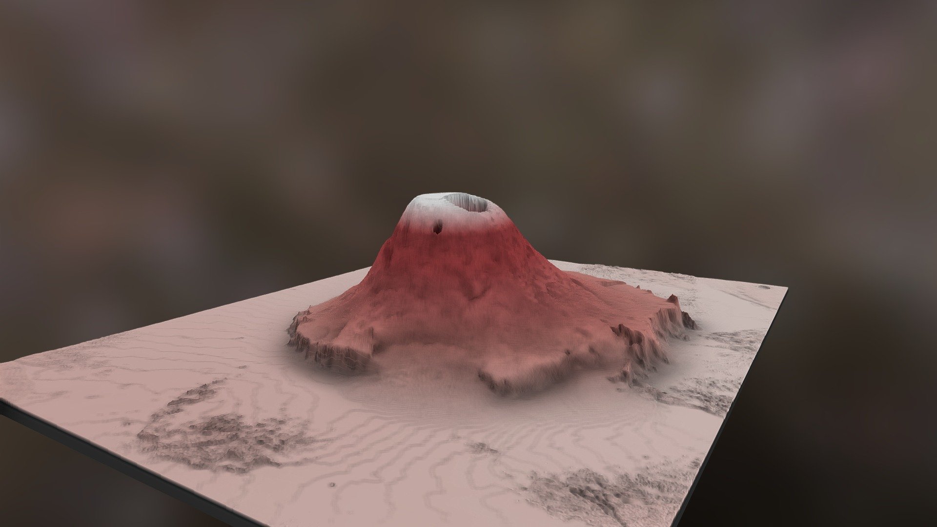 Mars Olympus Mons 3D model by Stance Hurst (Cacti3D) [aab1dd0] Sketchfab