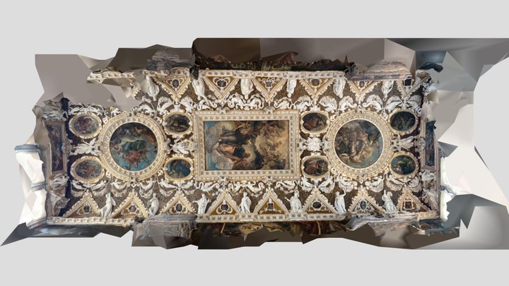 ceiling in Palazzo Ducale 3D Model