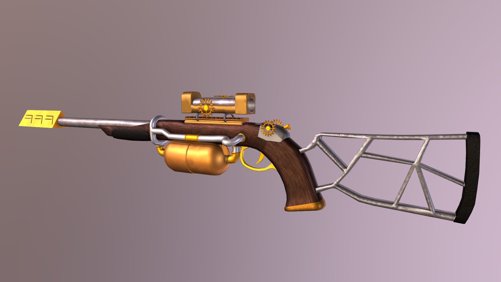 Rifle Sniper SteamPunk