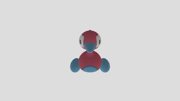 Porygon2_ Johto 3D Model