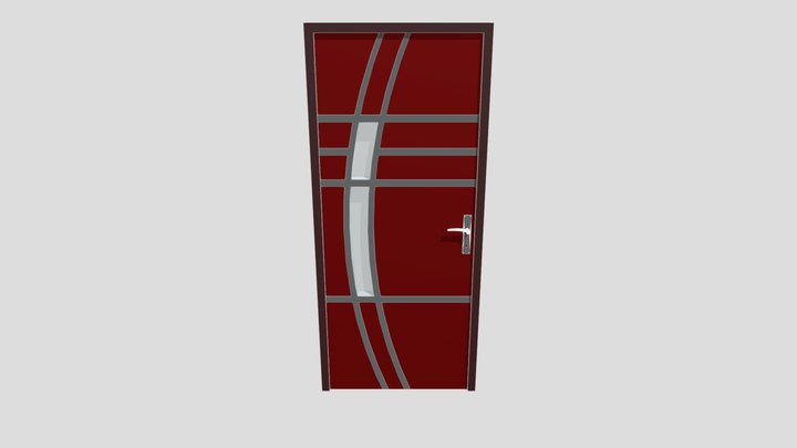 Porte d'entrée Moderne 3D Model