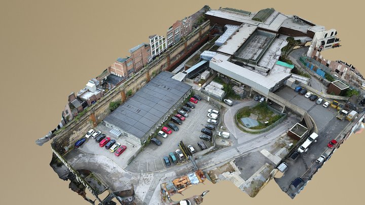 Liverpool Central Station Simplified 3d Mesh 3D Model
