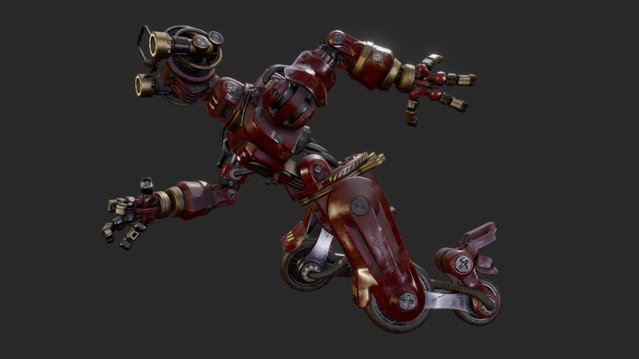 Hercules On Wheels 3D Model