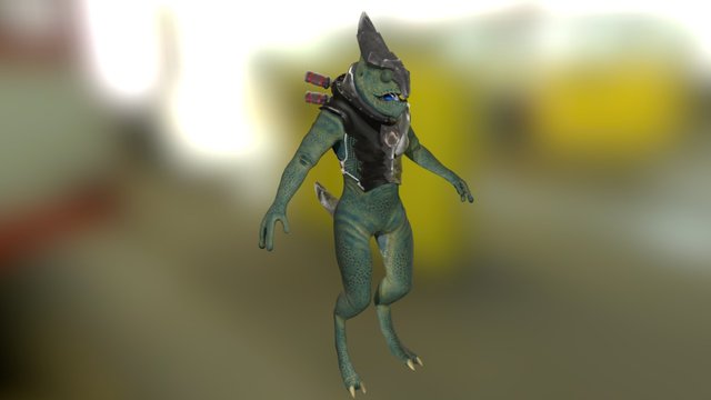 Space Cameleon 3D Model