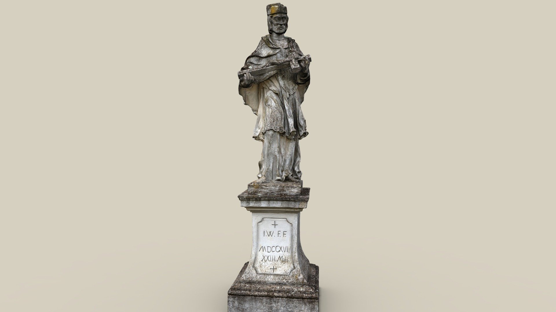 Hl. Nepomuk — Sketchfab embed 3D viewer