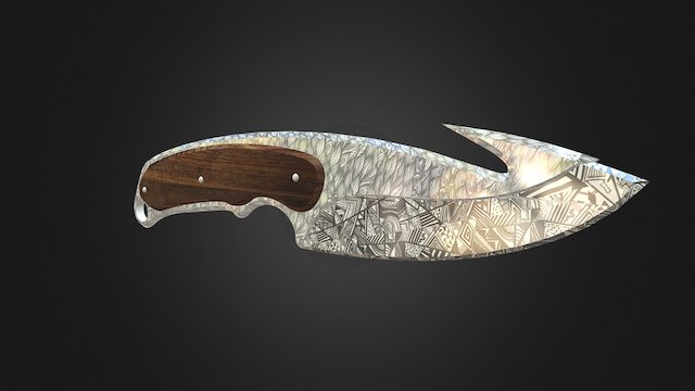 Gut Knife 3D Model