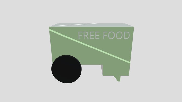 Accessories - Food Cart by Leonardo Zarzuela 3D Model
