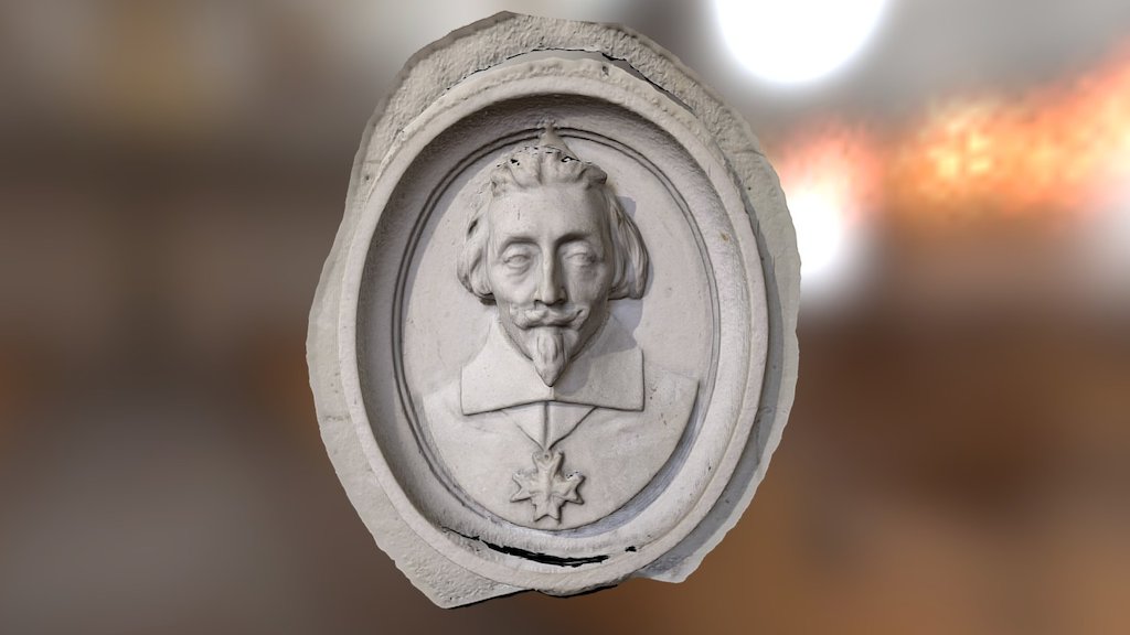 Bas-Relief du cardinal Richelieu
