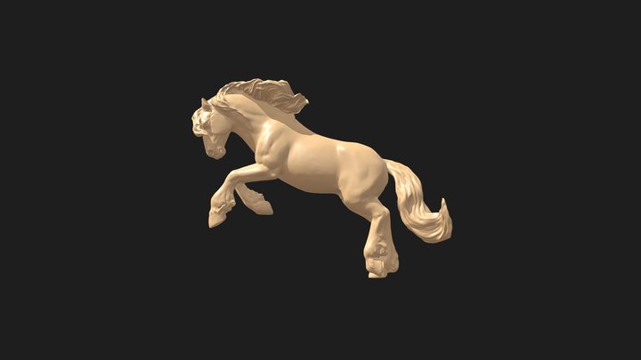 Nordsvensk Brukshäst 3D Model