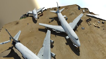 Big Imag 747 Simplified 3d Mesh 3D Model