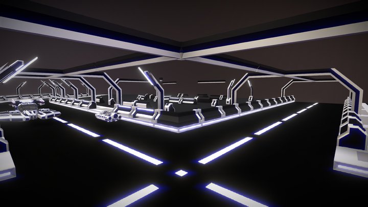 Roads Arch  - Modular pack 3D Model