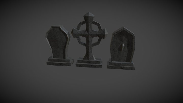 Tombstone 3D Model