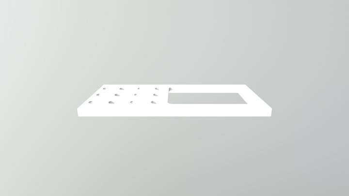 Screen Holder for Star Trek Tricorder 3D Model