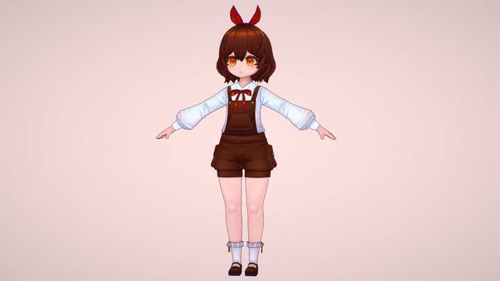 My self-produced character - Soan 3D Model