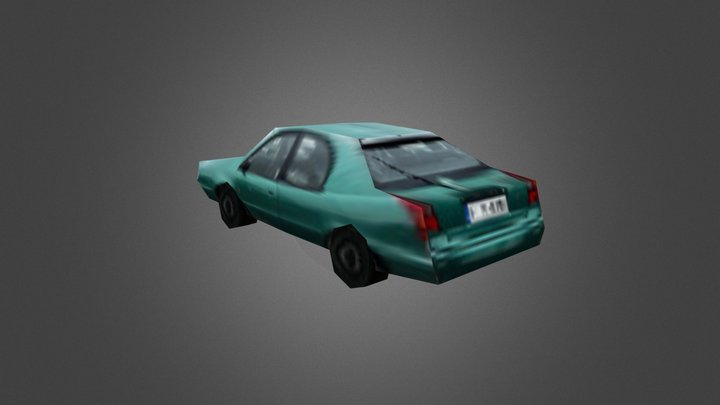 LOD Car - Toyota Corolla Sedan'd 3D Model