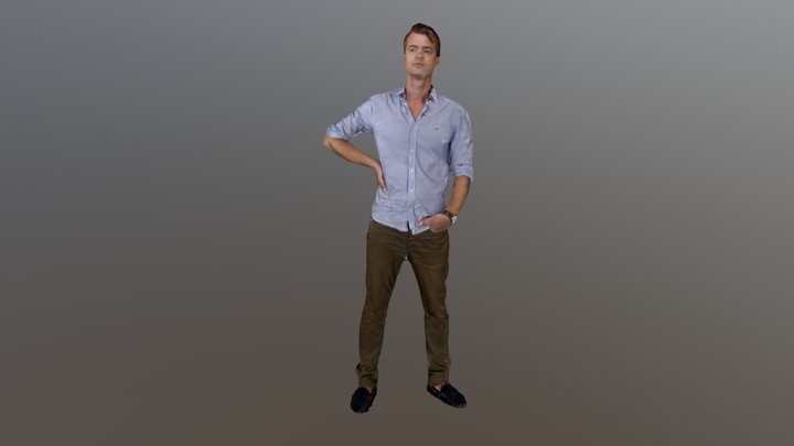 Caleb Full body 3D Model