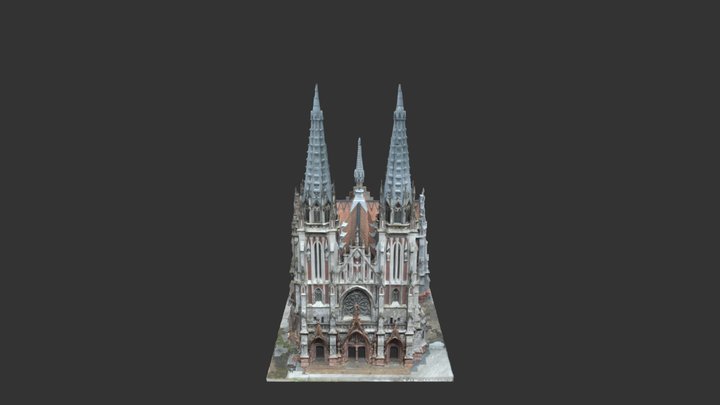 Mykolayivsʹkyy kostel (Kyiv) 3D Model