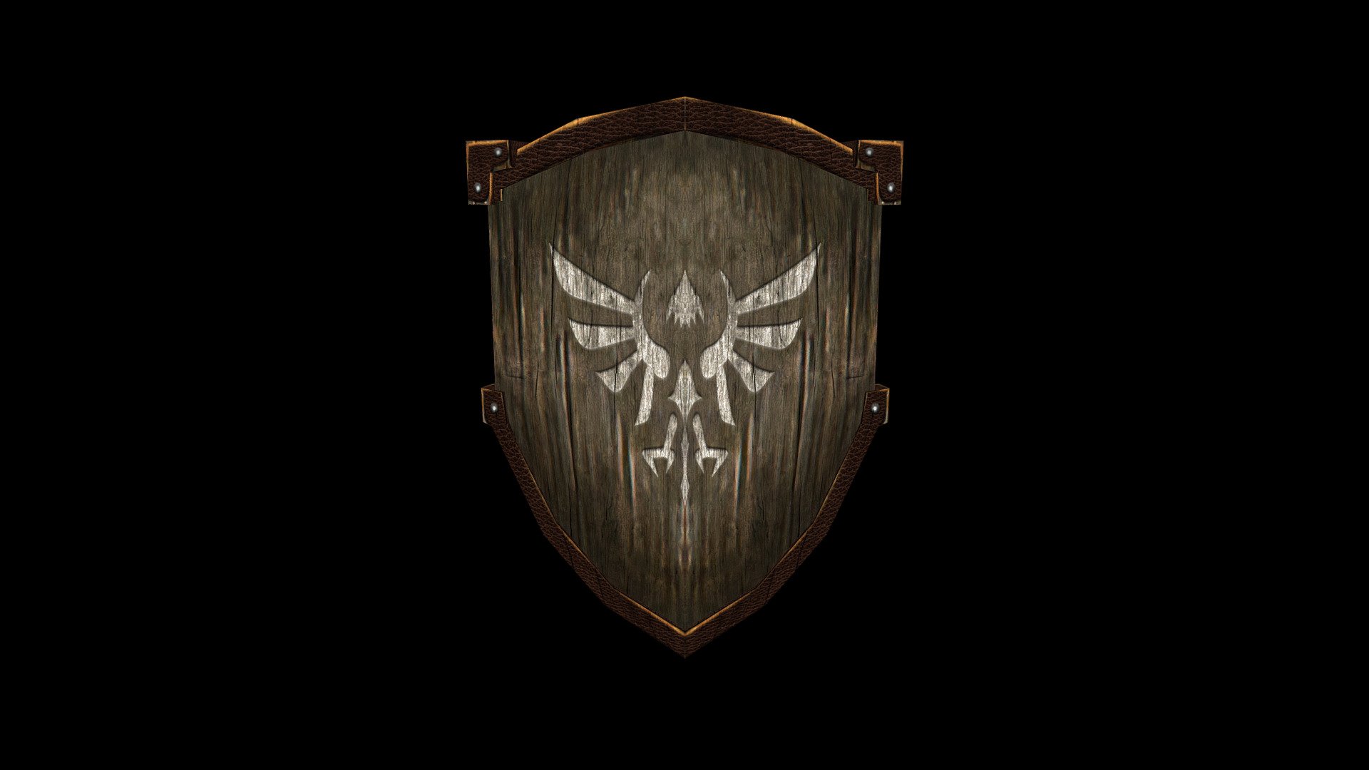 Items>Shields>Wooden Shield - Download Free 3D model by jameslucino117 ...