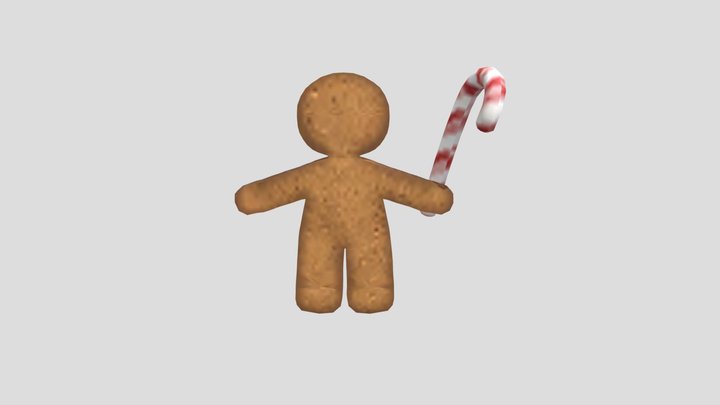 Shrek Super Slam - Gingerbread Man – Free 3D Model STL