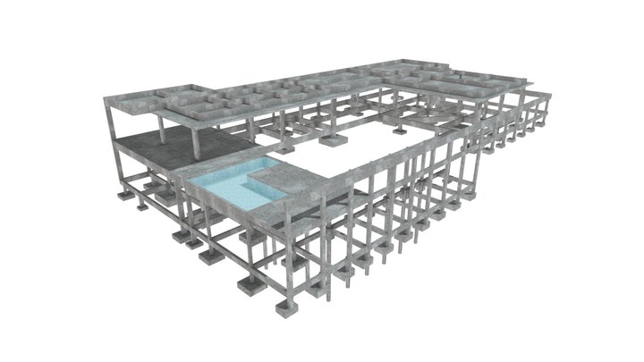 Projeto Estrutural - 032 - Residencial 3D Model