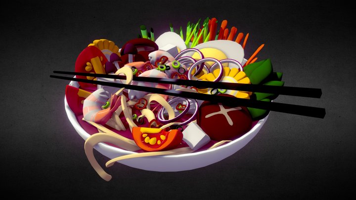 🎔Ramen!!🎔 3D Model