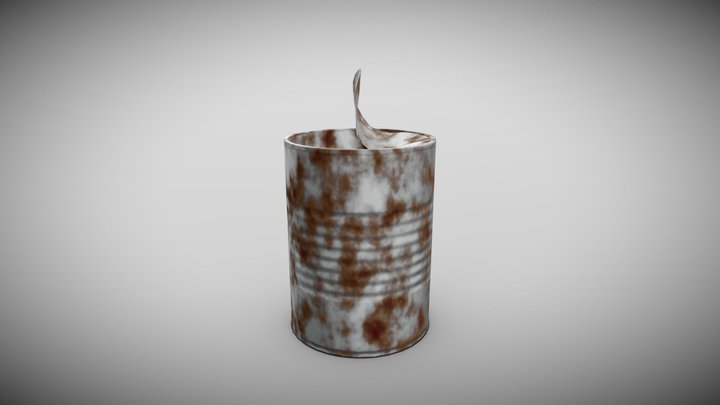 Rusty Can 3D Model