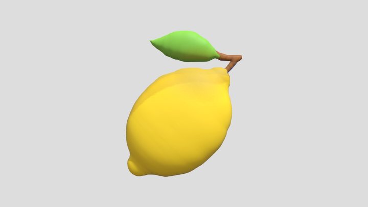 lemon 3D 3D Model