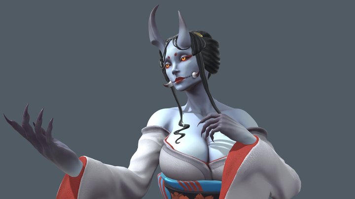 Oni Serpent 3D Model