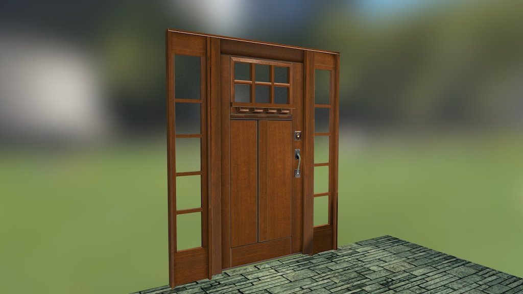 Entry-Door with-sidelights