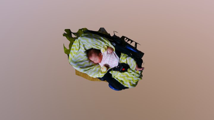 AudreyInTheCar 3D Model
