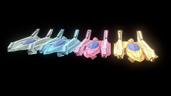 Spaceship - Fighters Odyssey 3D Model