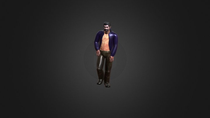 Hip Hop Dancing_BARANI 3D Model