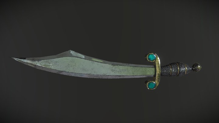 Pirate Sword 3D Model