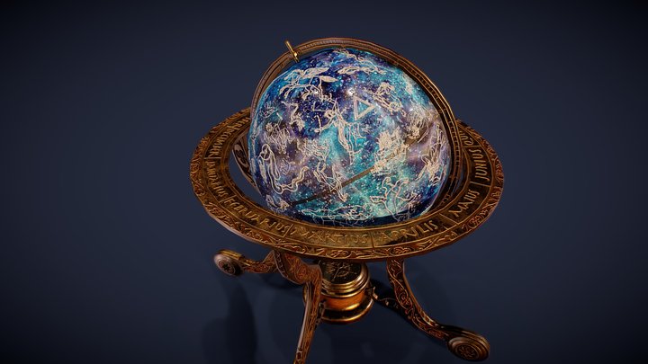 Celestial Globe 3D Model