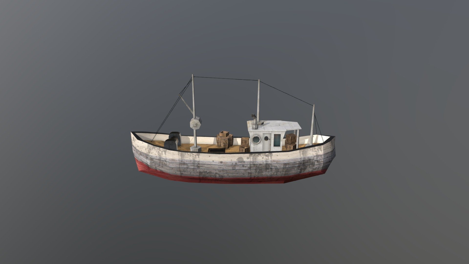 Fishing Boat - 3D Model by Belias