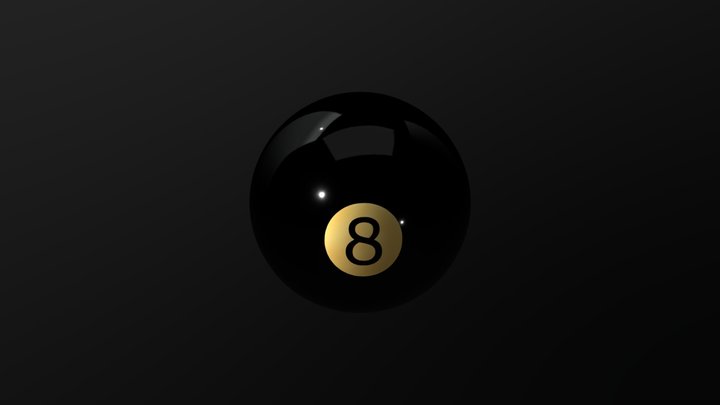 8ball 3D Model