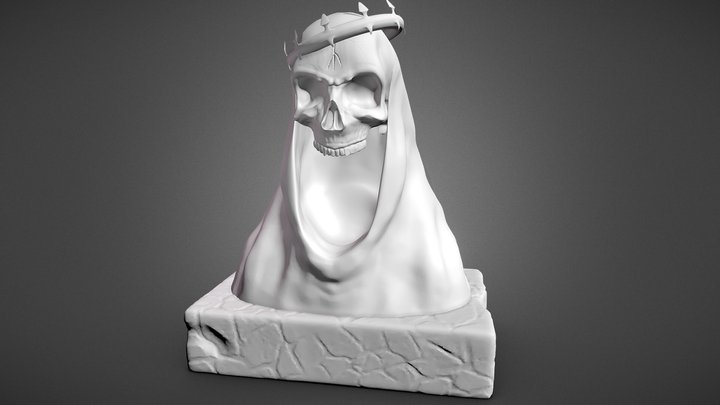Skull King Statue