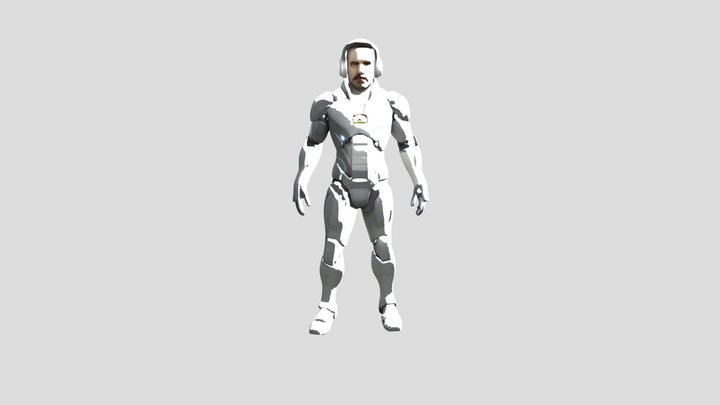 Indian iron Man Character By Roshan Gupta. 3D Model