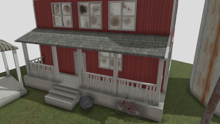 DAE Diorama retake – Small farm 3D Model