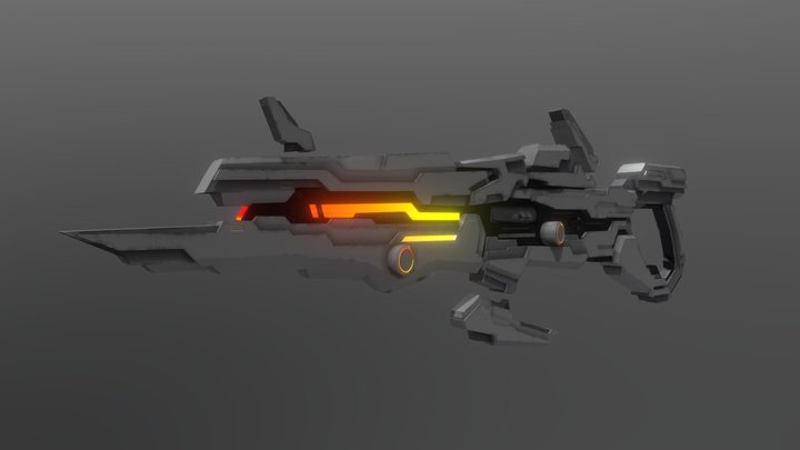 Halo DFT Forerunner Vanquish LMG 3D Model