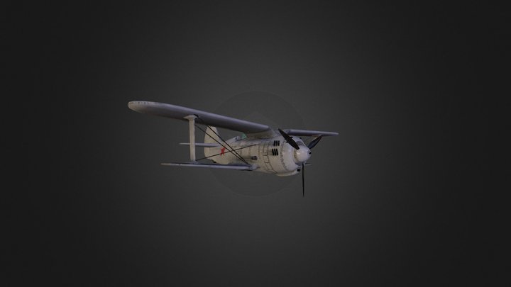 Plane I-190 3D Model