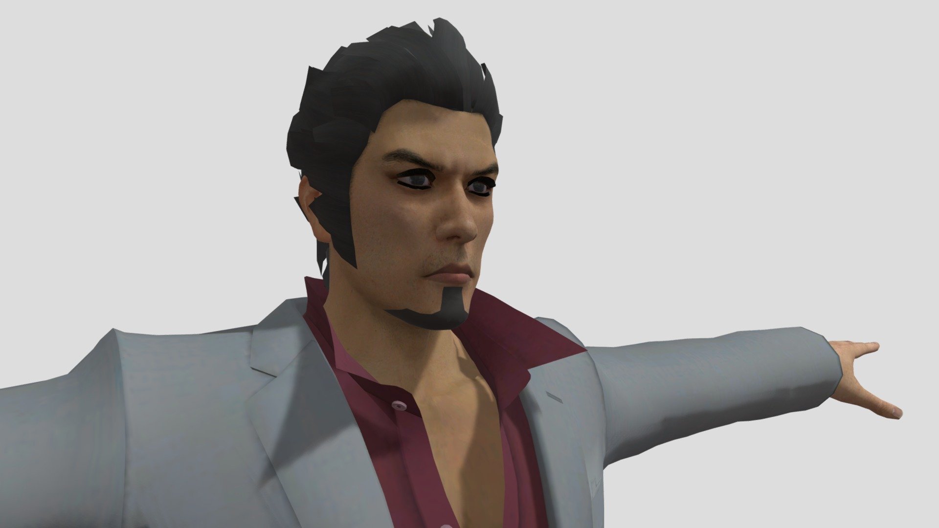 Yakuza 3 - Kiryu Kazuma - Download Free 3D model by dudek (@realdudek ...