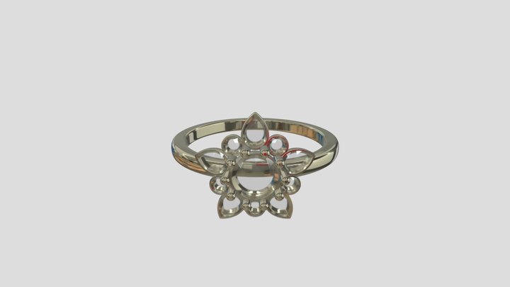 ADRG022 goldring wedding engagement luxury – Free 3D Model STL
