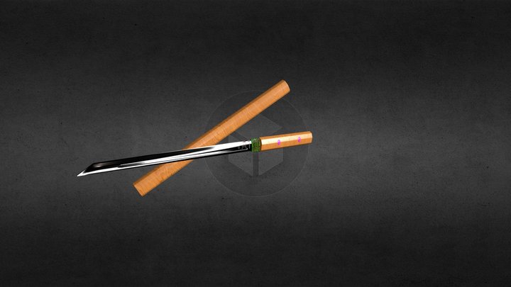 Chinese Tang Sword - 3D Practice Assignment 3D Model