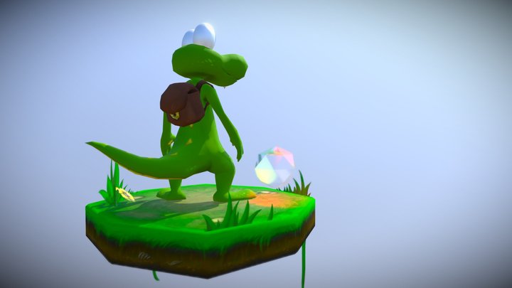 Croc 3D Model