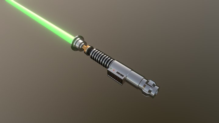 Luke Skywalker's Lightsaber 3D Model