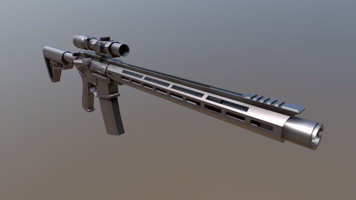 Ar15 (old stuff) 3D Model
