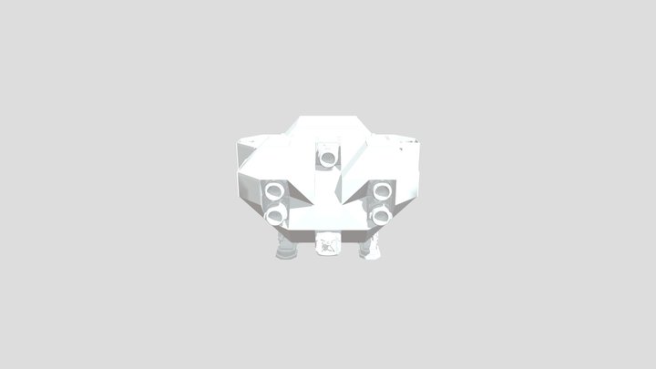 Snowshoe_ Light_ Gunship_ Mk4 3D Model